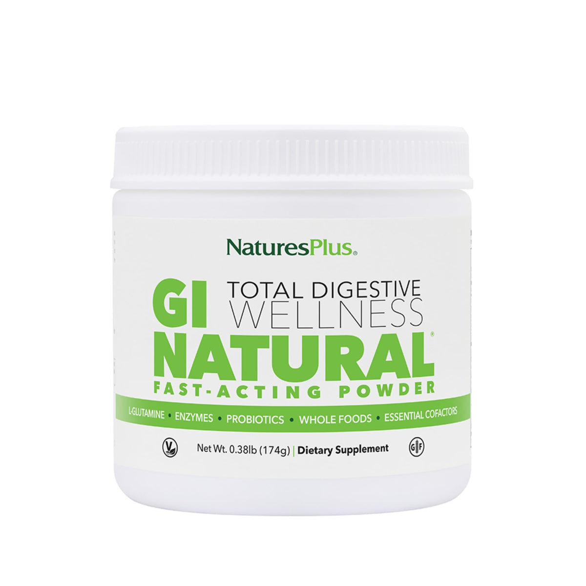 Nature's Plus GI Natural Drink Powder front view packaging