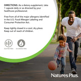 Nature's Plus GI Natural Probiotic Mega on a wooden table