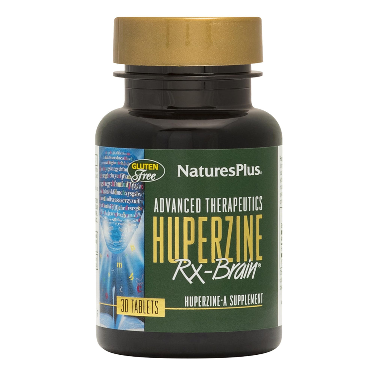 Nature's Plus Huperzine Rx-Brain 60 Tablets front view