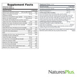 Nature's Plus Source of Life Garden Women’s Multivitamin back view