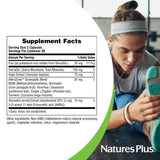 Nature's Plus Ultra InflamActin Turmeric Supplement capsules on a surface