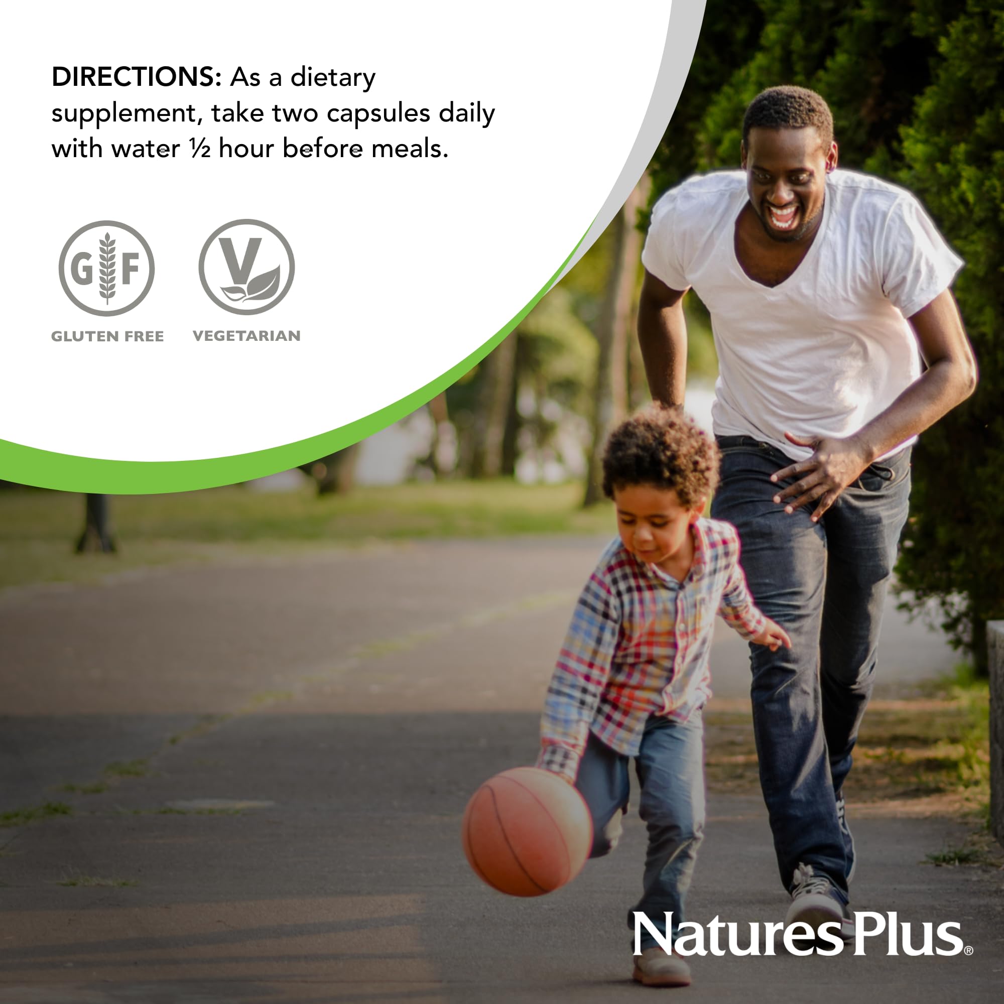 Nature's Plus Ultra InflamActin Turmeric Supplement ingredients close-up