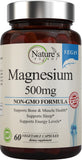 Nature's Potent Magnesium Capsules 500mg bottle front view