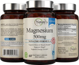 Nature's Potent Magnesium Capsules bottle with tablets