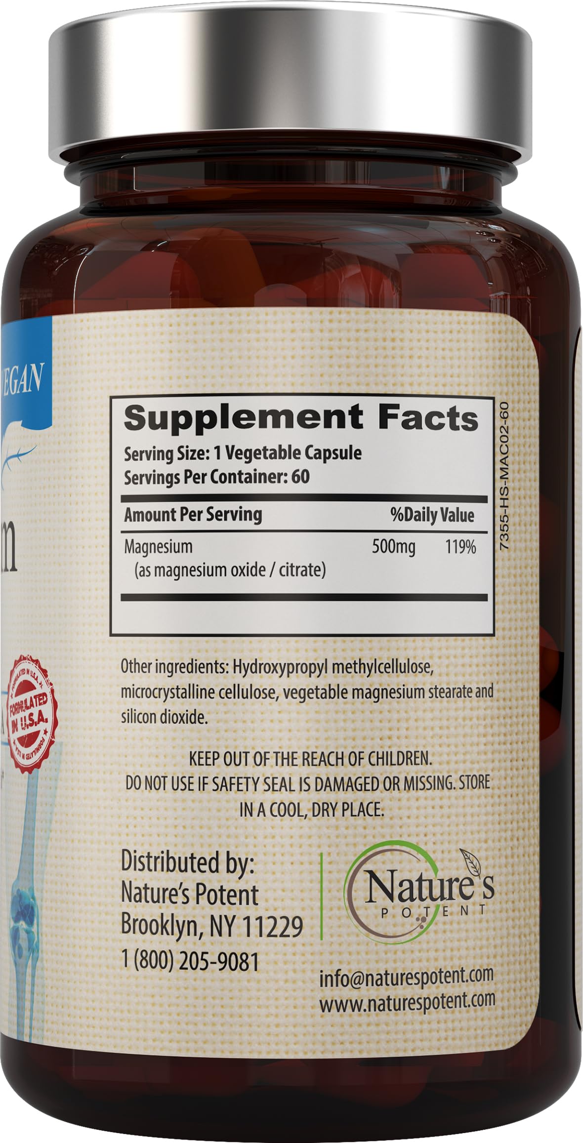 Nature's Potent Magnesium Capsules lifestyle image