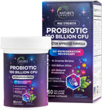Nature's Probiotic Max Strength Probiotic Capsules front view