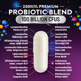 Nature's Probiotic Max Strength Probiotic Capsules ingredients list