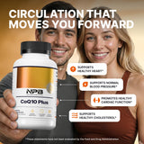 Nature's Pure Blend CoQ10 Supplement bottle side view
