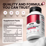Nature's Pure Blend L-Arginine Beet Root Capsules on wooden surface