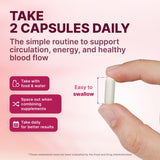 Nature's Pure Blend L-Arginine Nitric Oxide support capsules on a table