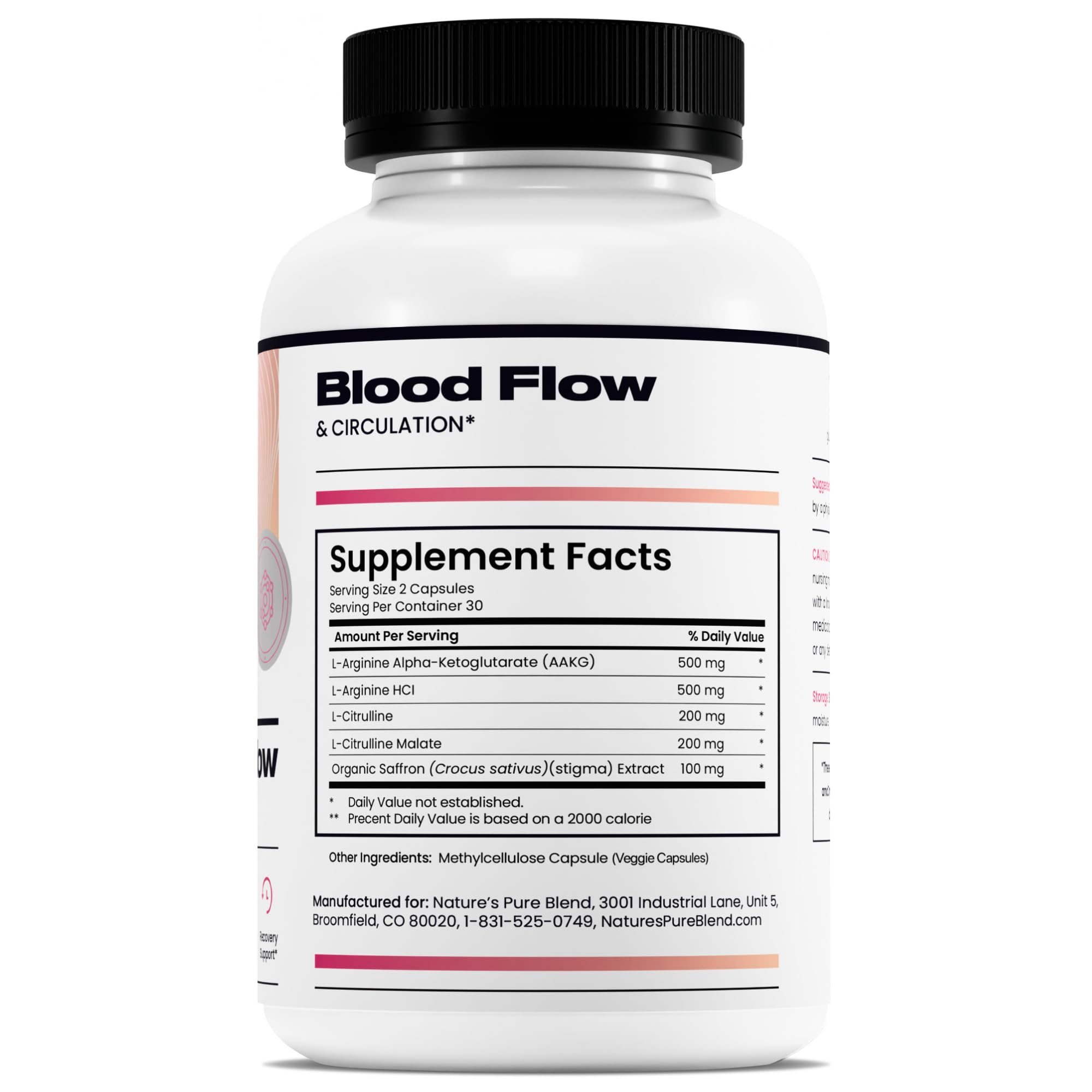 Nature's Pure Blend L-Arginine Nitric Oxide support lifestyle scene