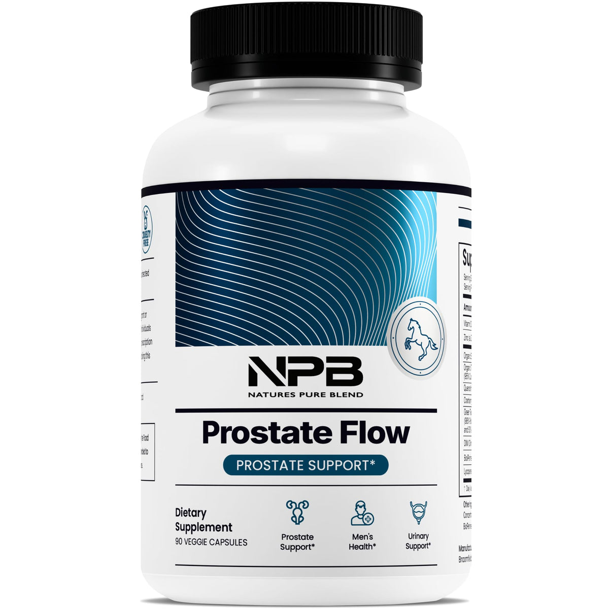 Nature's Pure Blend Saw Palmetto Supplement front view