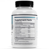 Nature's Pure Blend Saw Palmetto Supplement with a glass of water