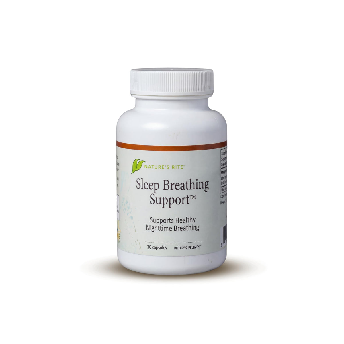 Nature's Rite Sleep Breathing Support Capsules front view
