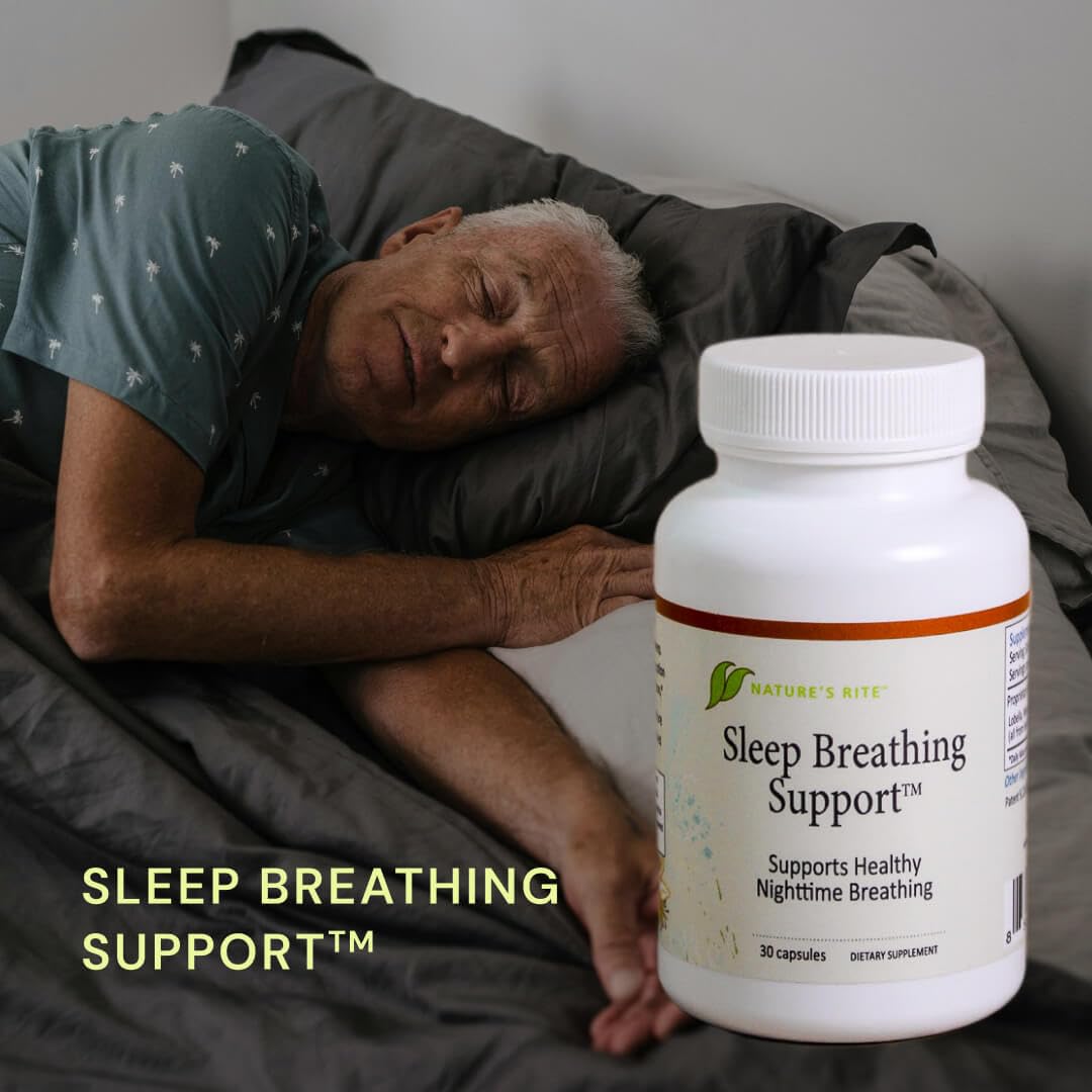 Nature's Rite Sleep Breathing Support Capsules side view