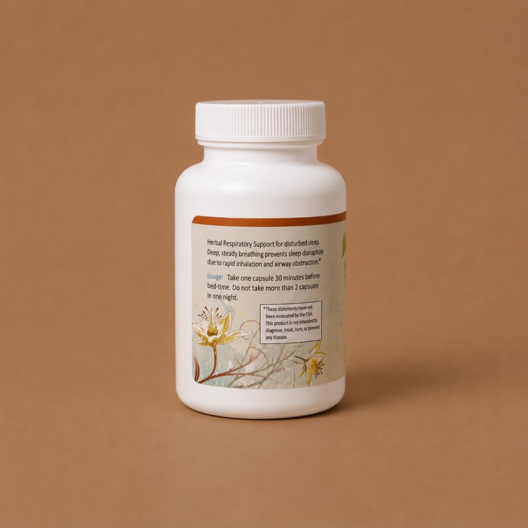 Nature's Rite Sleep Breathing Support Capsules with herbs