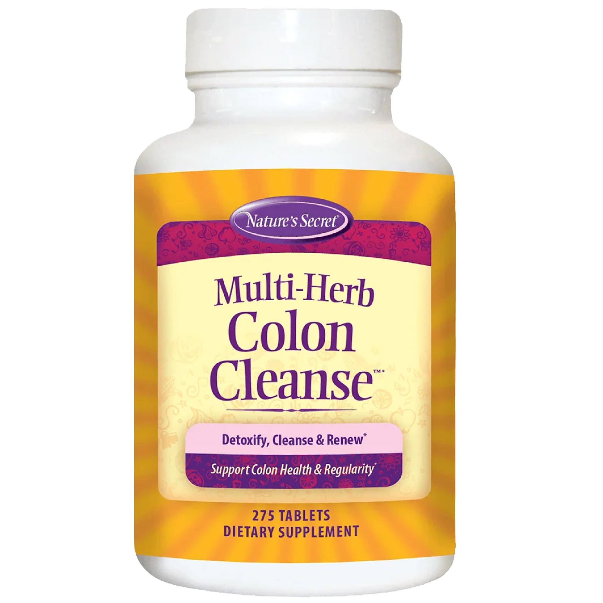 Nature's Secret Colon Cleanse Supplement 340g front view