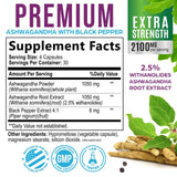 Nature's Strength Ashwagandha Capsules side view showing label