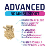 Nature's Strength Brain Memory Supplement Capsules close-up