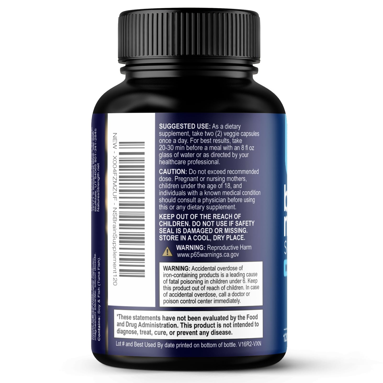 Nature's Strength Brain Memory Supplement Capsules lifestyle scene
