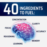 Nature's Strength Brain Memory Supplement Capsules opened bottle