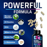 Nature's Strength Brain Memory Supplement Capsules packaging