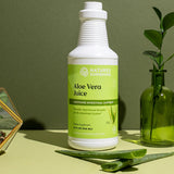 Nature's Sunshine Aloe Vera Inner Leaf Juice 960g bottle side view