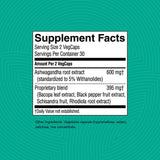 Nature's Sunshine Ashwagandha Supplement side view of packaging