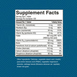 Nature's Sunshine B-Complex Supplement 191g back view