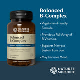 Nature's Sunshine B-Complex Supplement 191g capsule close-up