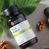 Nature's Sunshine Black Walnut Hulls packaging side view