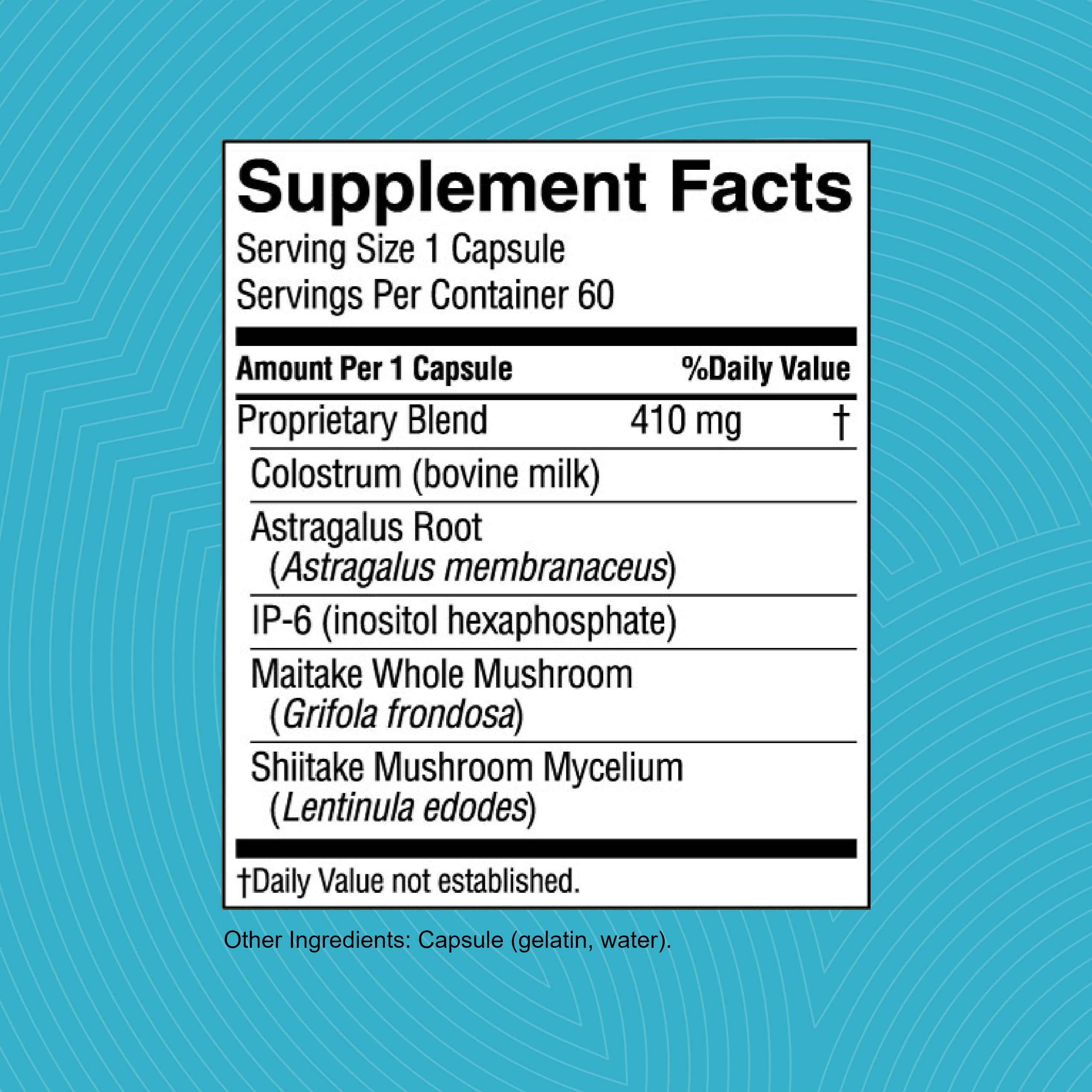 Nature's Sunshine Blended Vitamin & Mineral Supplement 60g side view