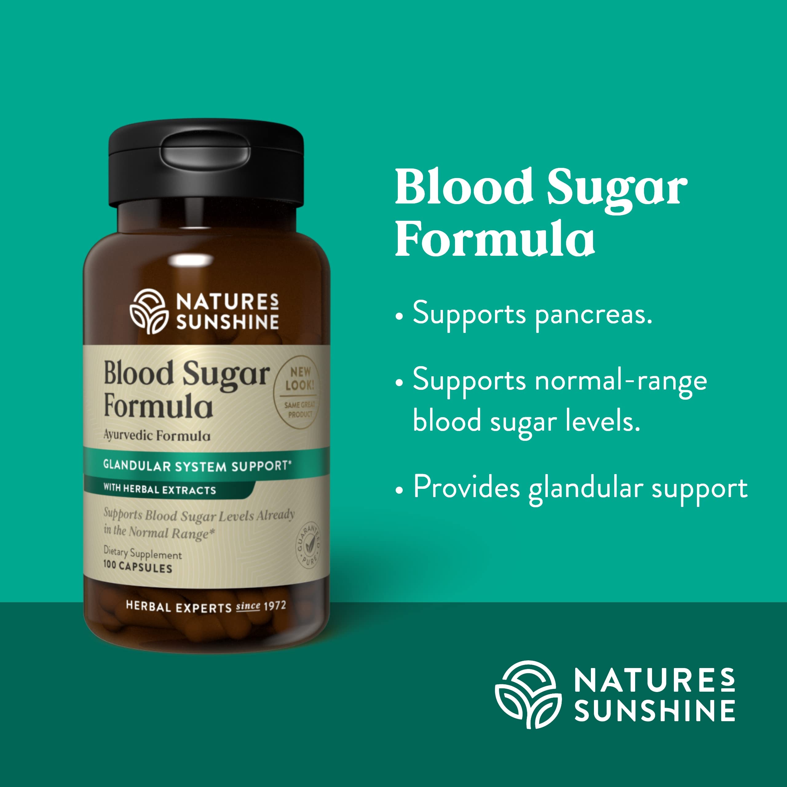 Nature's Sunshine Blended Vitamin & Mineral Supplement capsule close-up