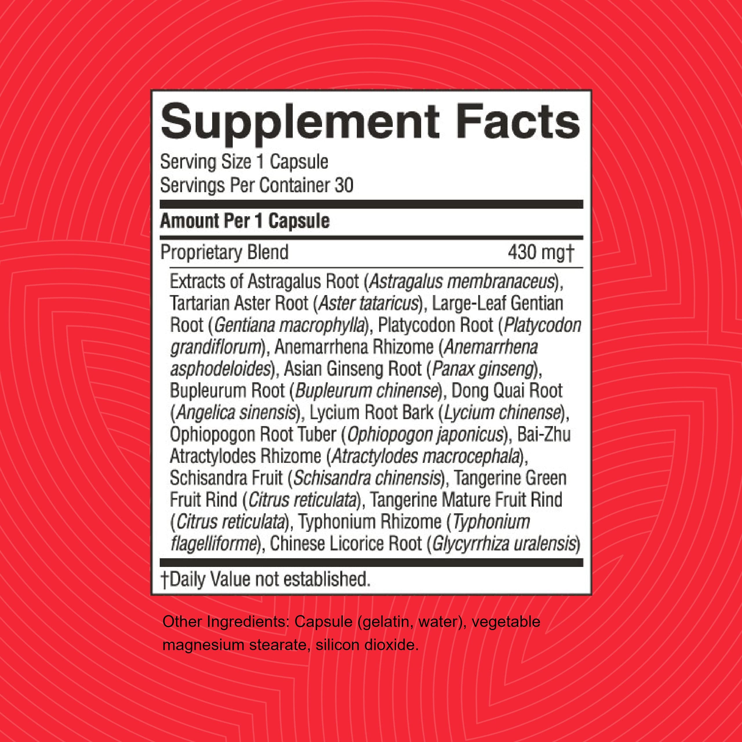 Nature's Sunshine Blended Vitamin & Mineral Supplement packaging