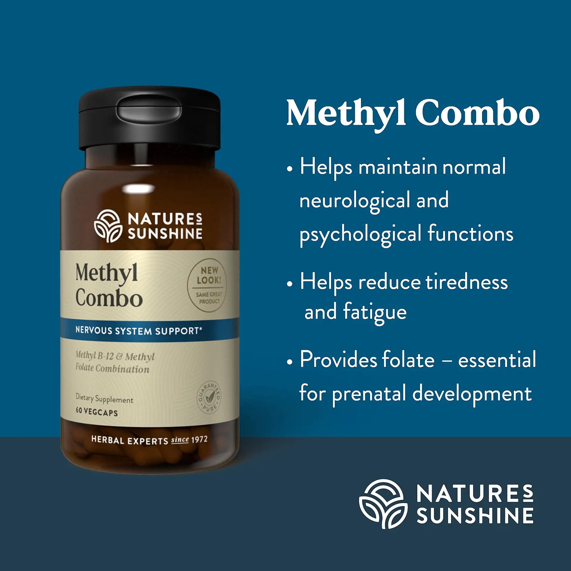 Nature's Sunshine Blended Vitamin & Mineral Supplement side view