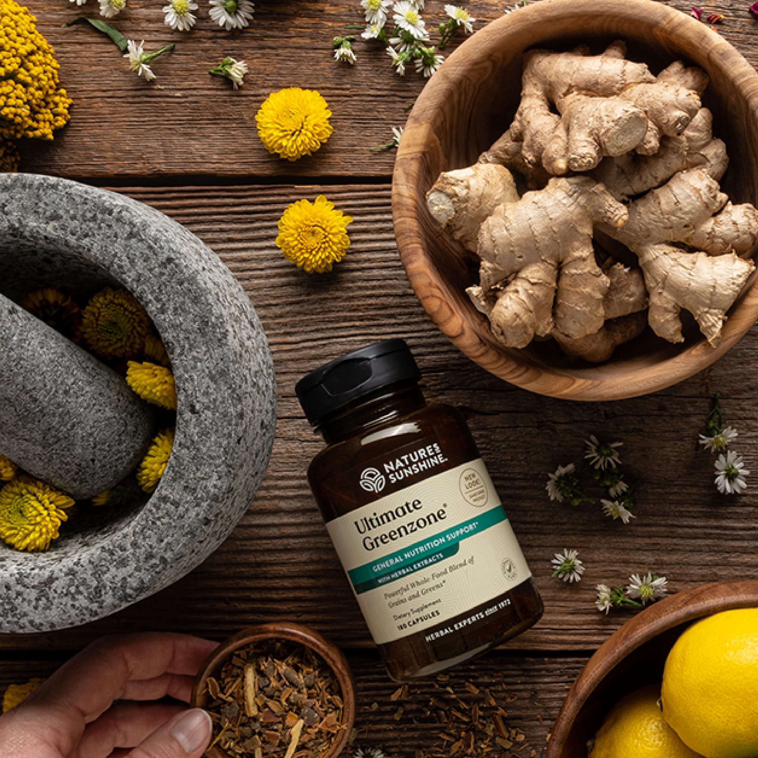 Nature's Sunshine Blended Vitamin & Mineral Supplement side view