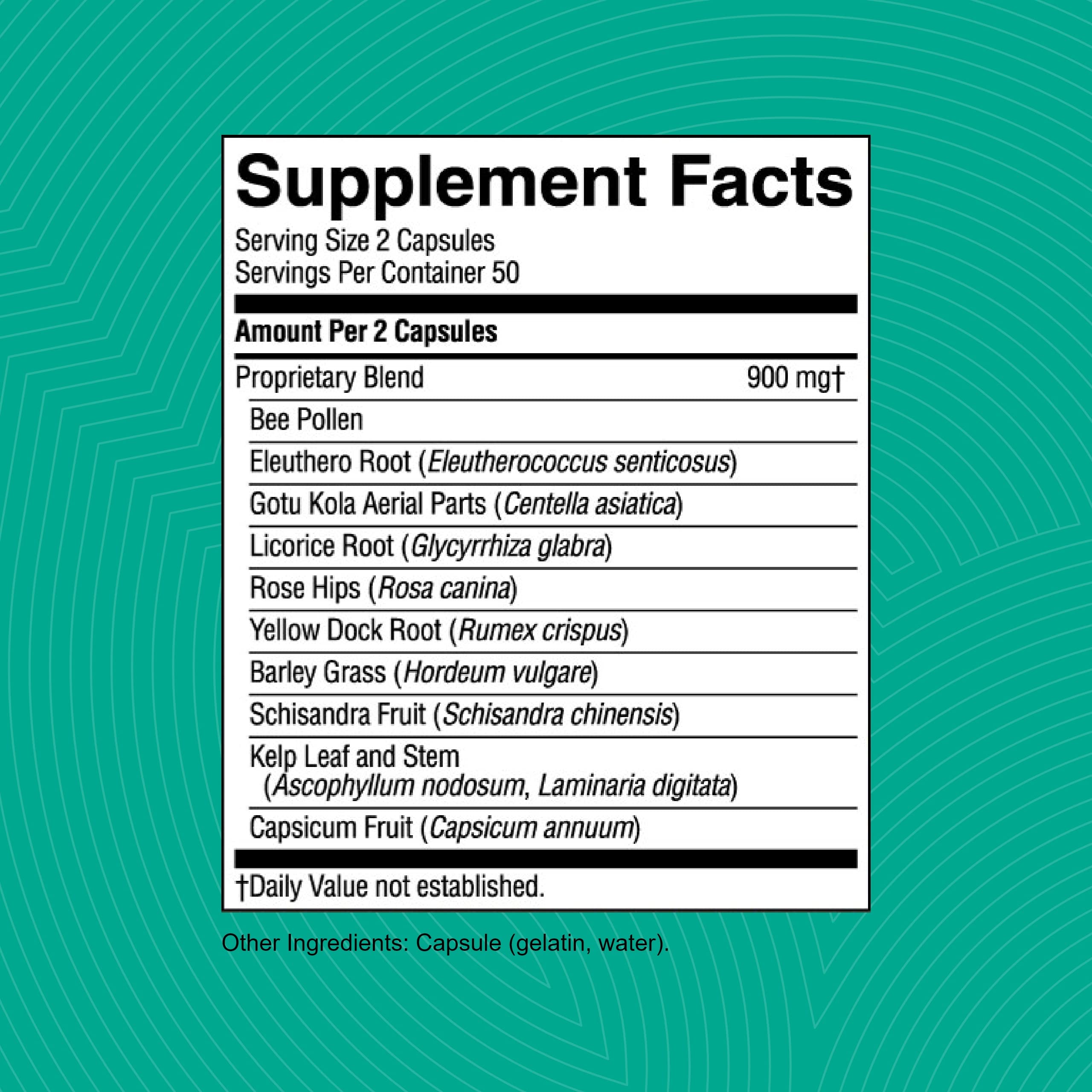 Nature's Sunshine Blended Vitamin & Mineral Supplement side view