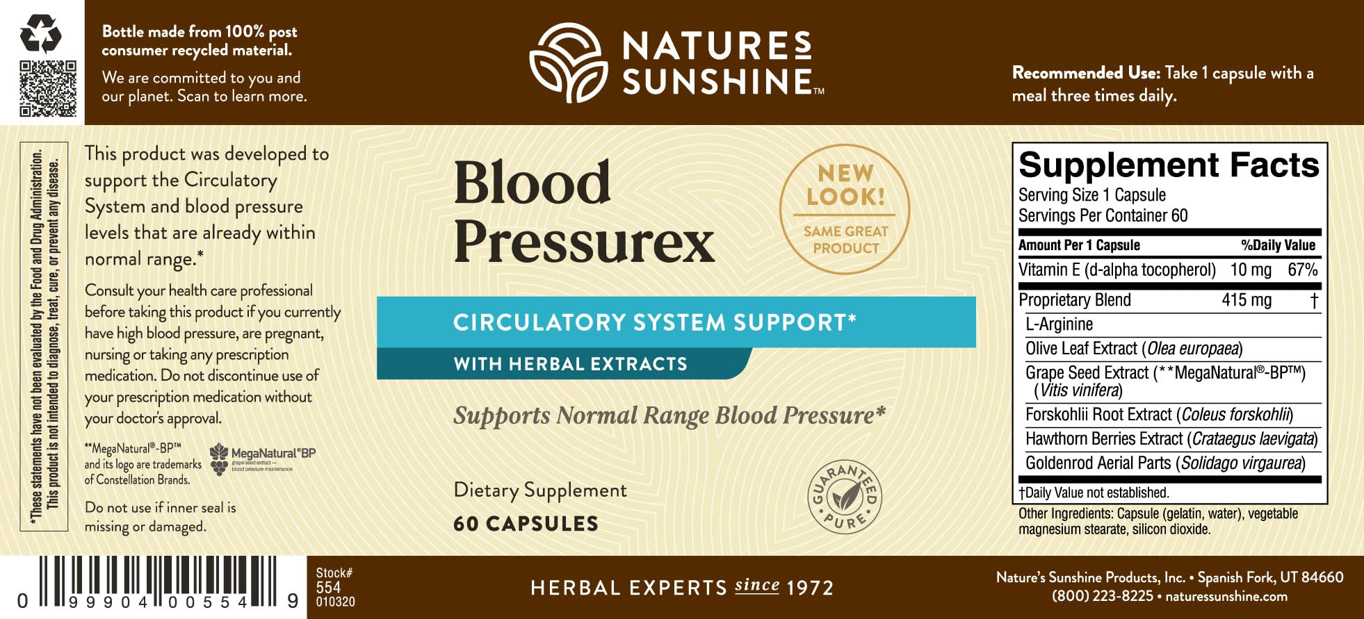 Nature's Sunshine Blood Pressurex 59g lifestyle scene