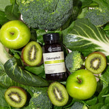 Nature's Sunshine Chlorophyll Capsules 50g opened bottle showing capsules