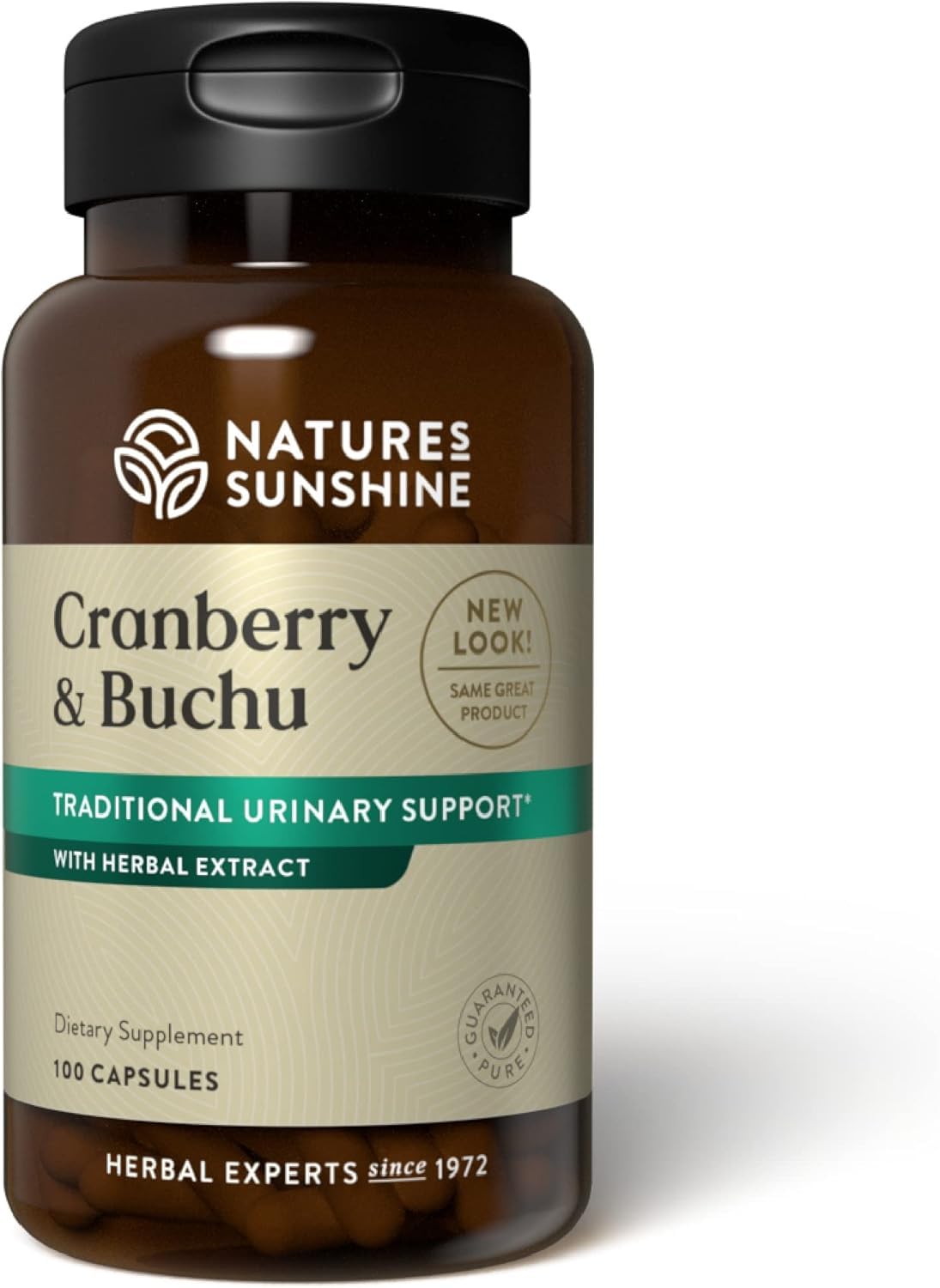 Nature's Sunshine Cranberry Fruit Extract 1g front view