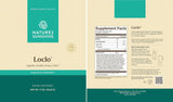 Nature's Sunshine Dietary Fibre Supplement with a scoop and glass of water