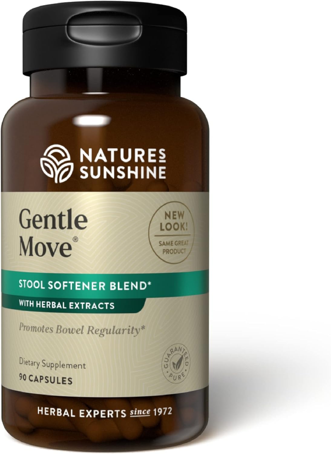 Nature's Sunshine Gentle Move capsule bottle front view