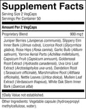 Nature's Sunshine Glandular System Support Capsules open bottle showing capsules