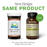 Nature's Sunshine Hawthorn Berry Capsules with measuring spoon