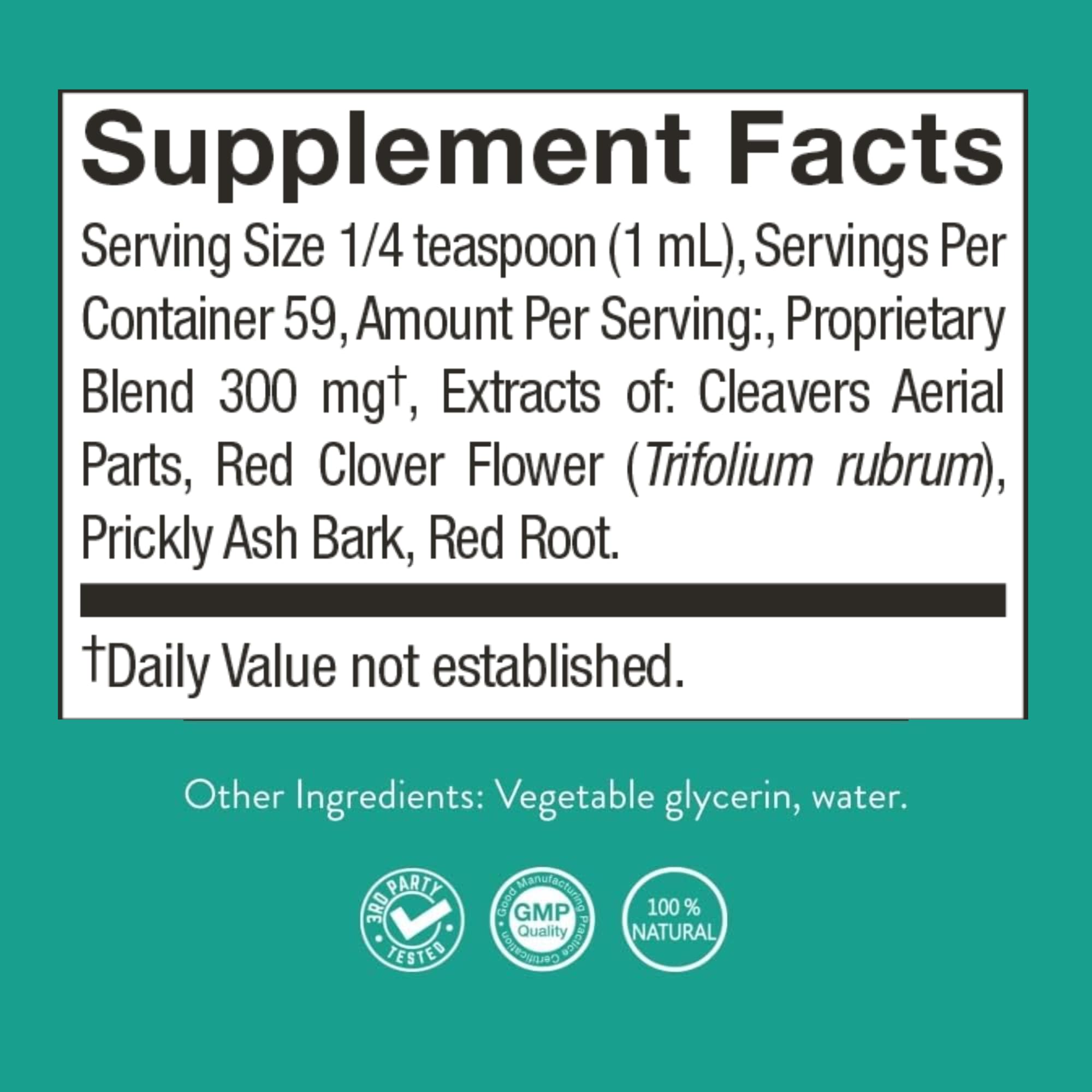 Nature's Sunshine Lymphatic Drainage Drops packaging