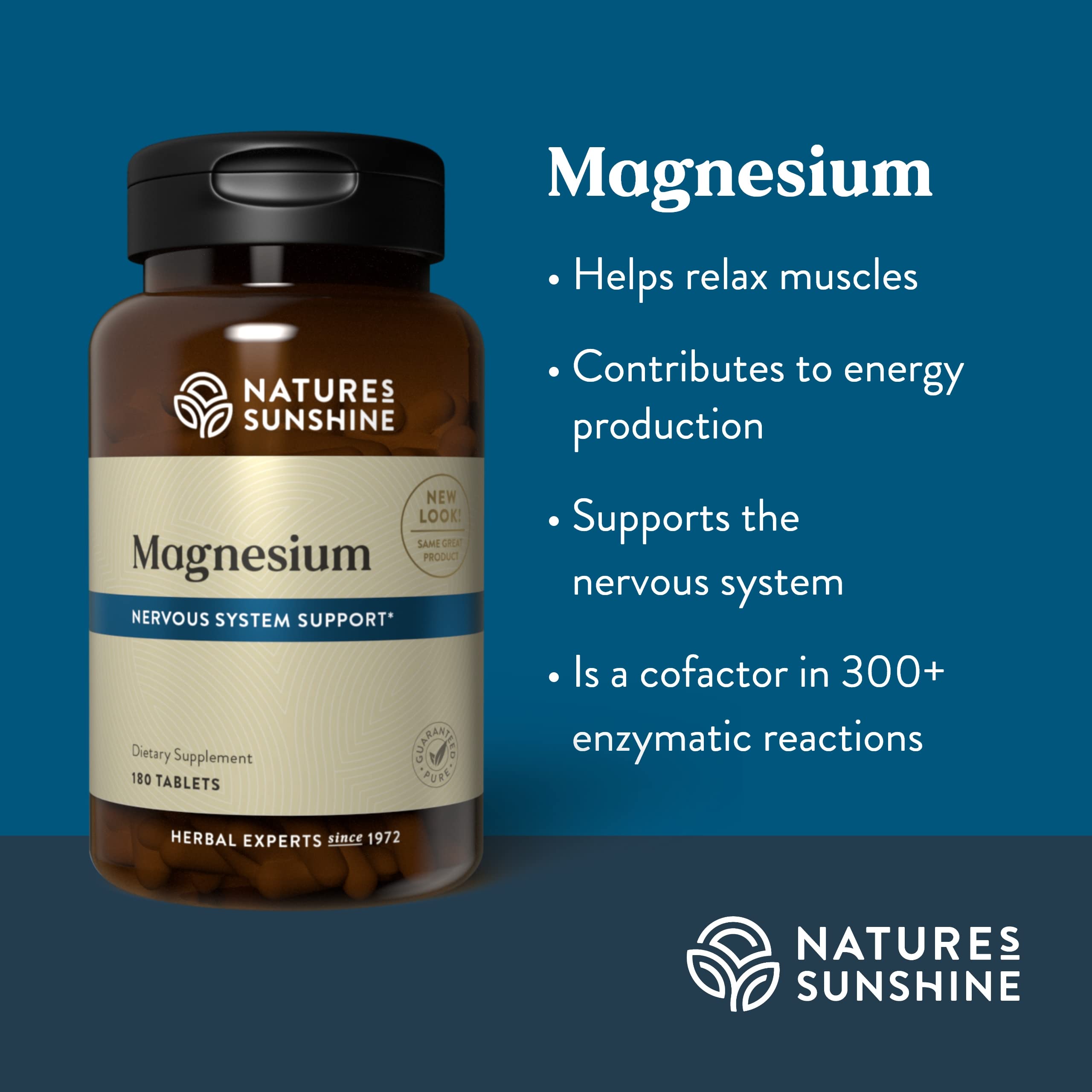 Nature's Sunshine Magnesium Supplement 250mg ingredients list