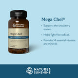 Nature's Sunshine Mega-Chel Mineral Supplement side view