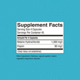Nature's Sunshine Multi-Enzymes 150g side view showing capsule