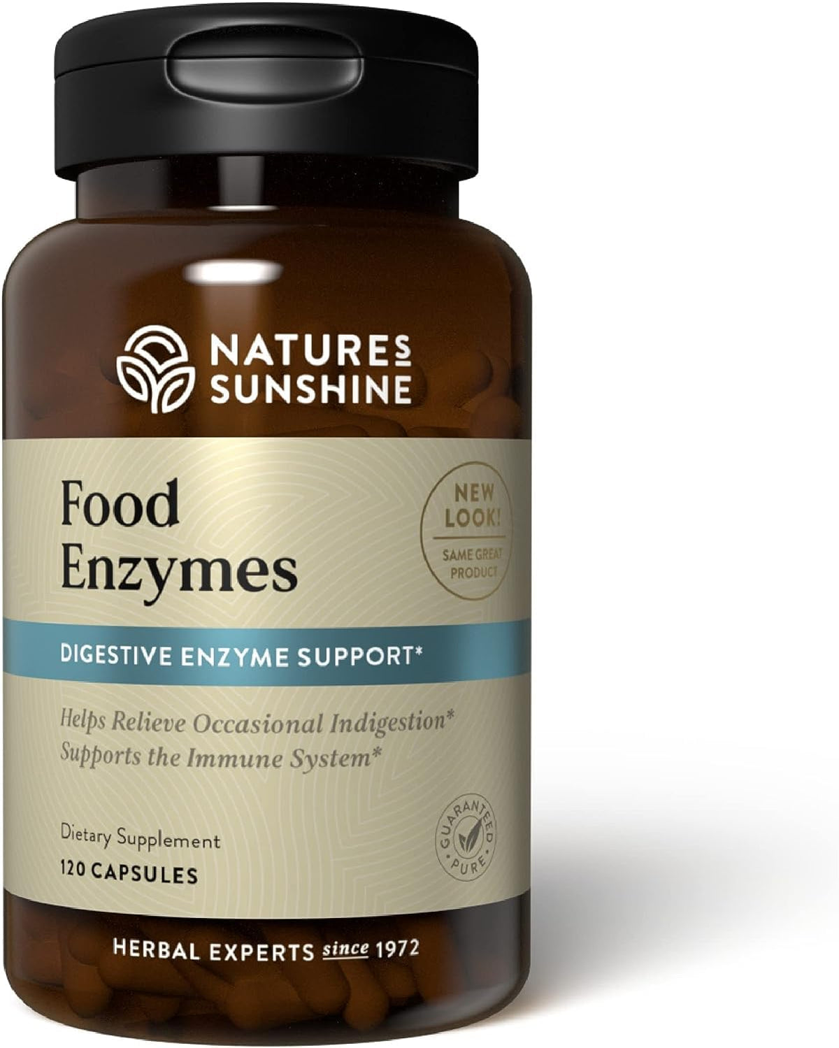Nature's Sunshine Multi-Enzymes 91g front view of packaging
