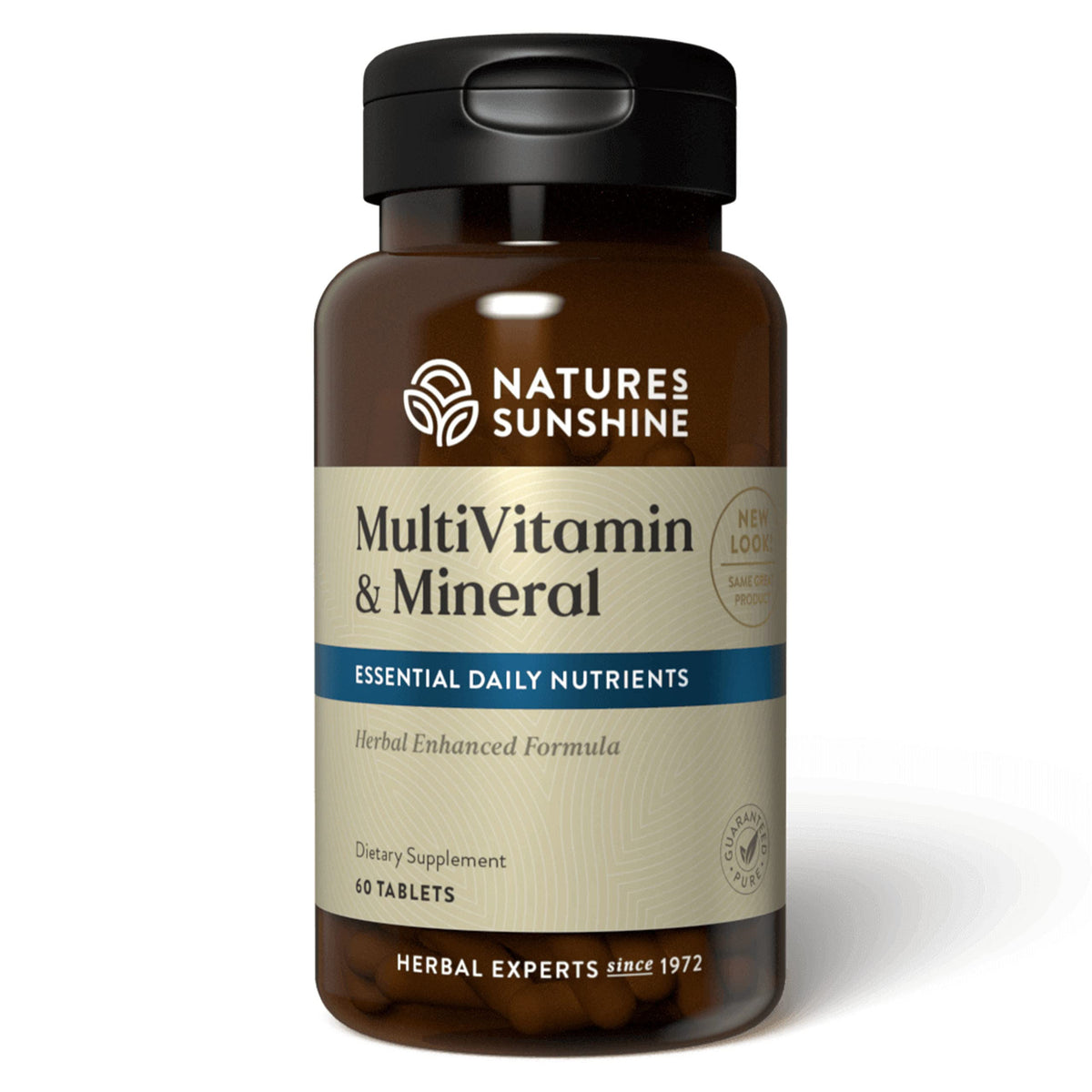Nature's Sunshine Multivitamin & Mineral Supplement front view